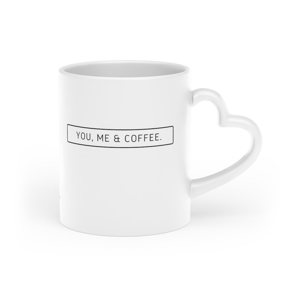 Warehouse: I love you a Latte. + You, Me & Coffee Heart Mug