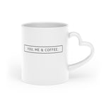 Load image into Gallery viewer, Warehouse: I love you a Latte. + You, Me &amp; Coffee Heart Mug
