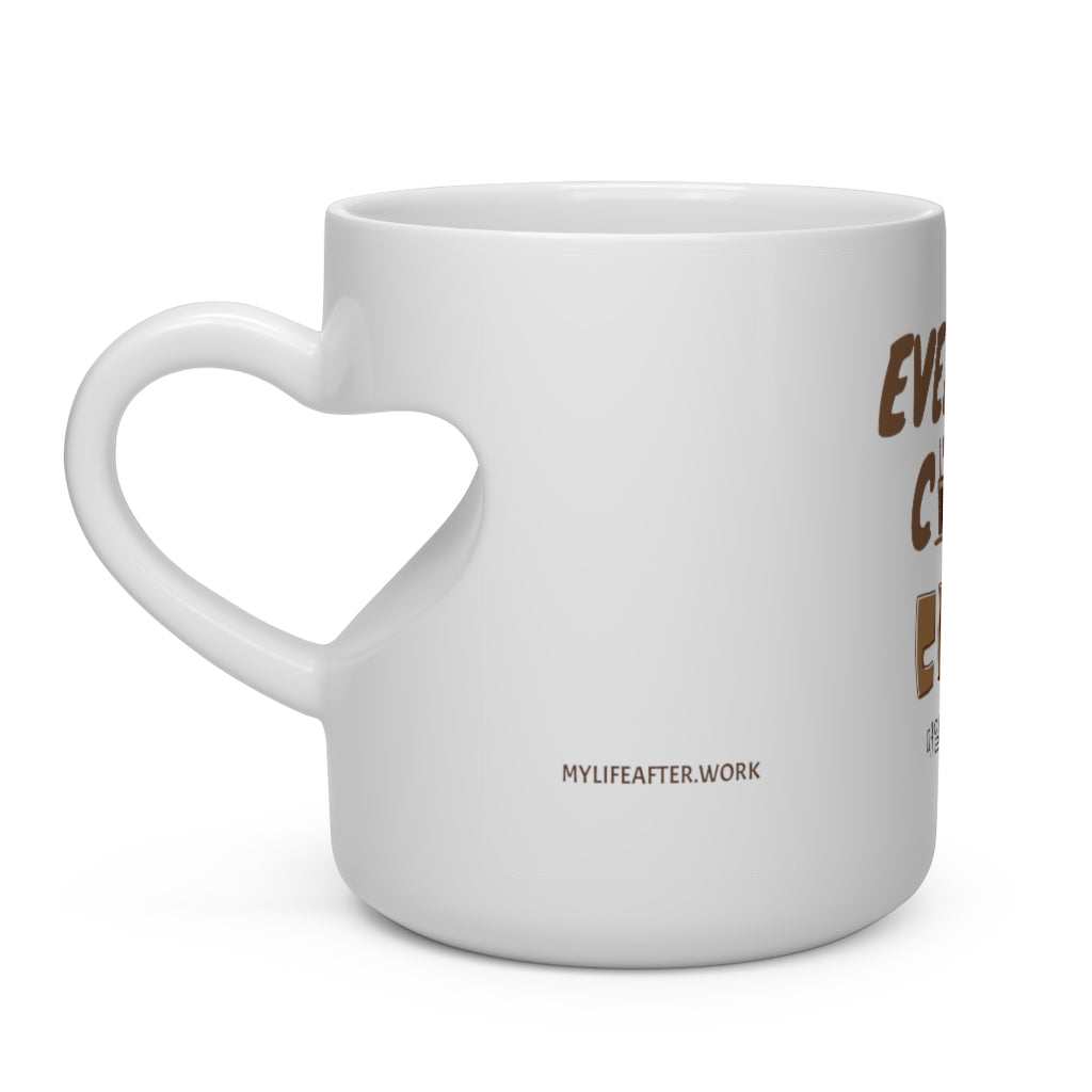 Warehouse: Everyday coffee club Heart Mug