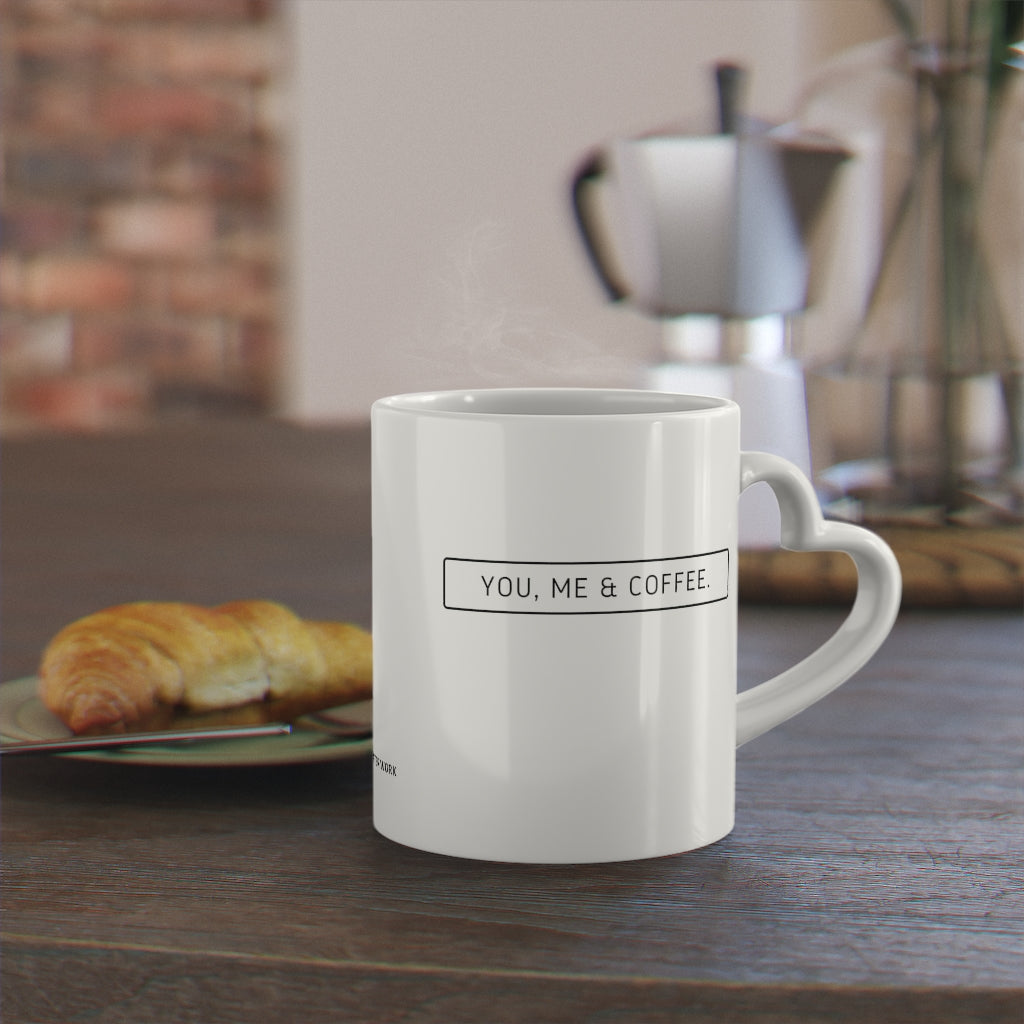 Warehouse: I love you a Latte. + You, Me & Coffee Heart Mug