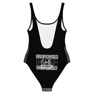 Warehouse: Low back Unsupervised Adult (XS-3XL) One-Piece Swimsuit