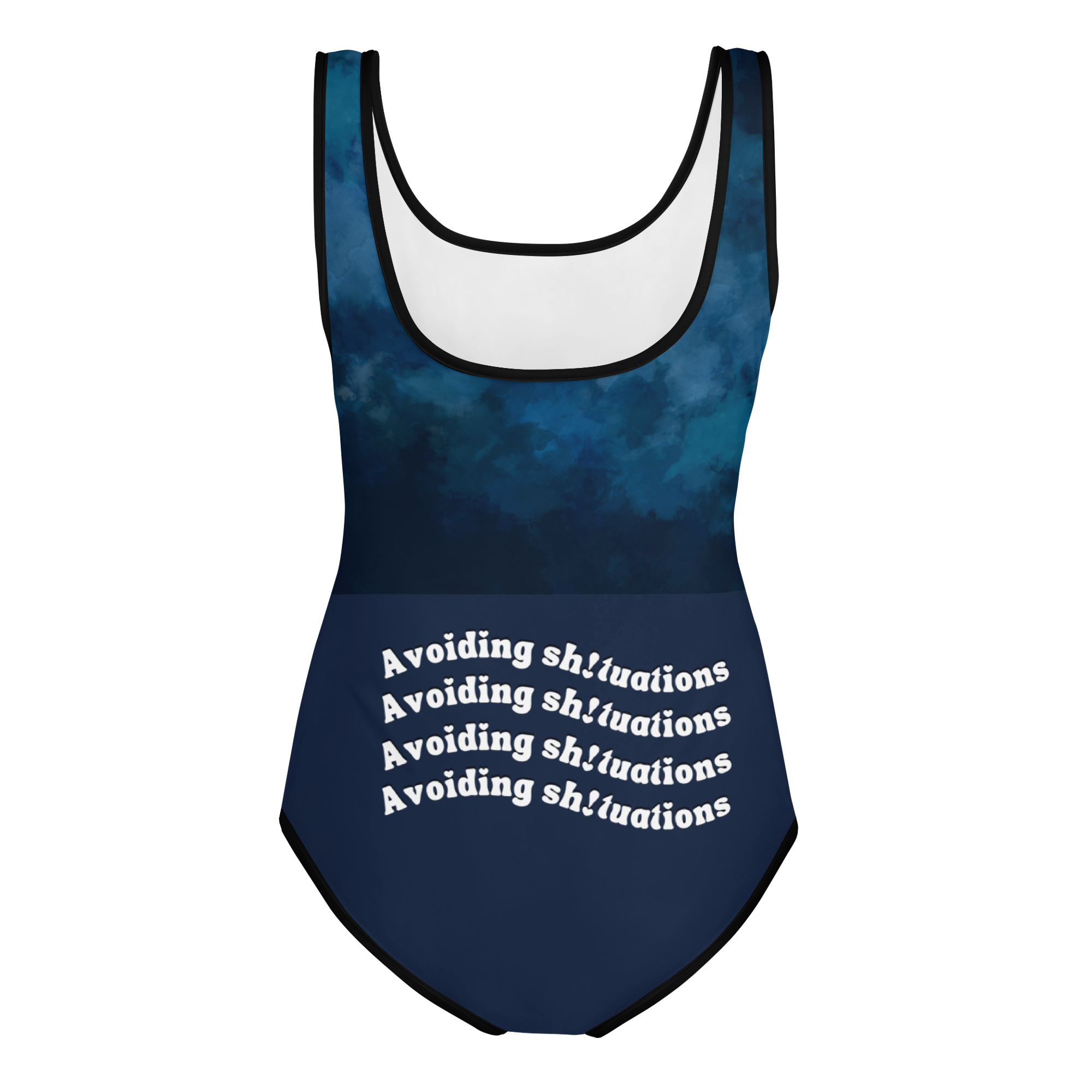 Warehouse: Avoiding Sh!tuations All-Over Print Swimsuit (Youth-Petite)