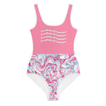 Load image into Gallery viewer, Warehouse: Avoiding Sh!tuations All-Over Print Swimsuit (Youth-Petite)
