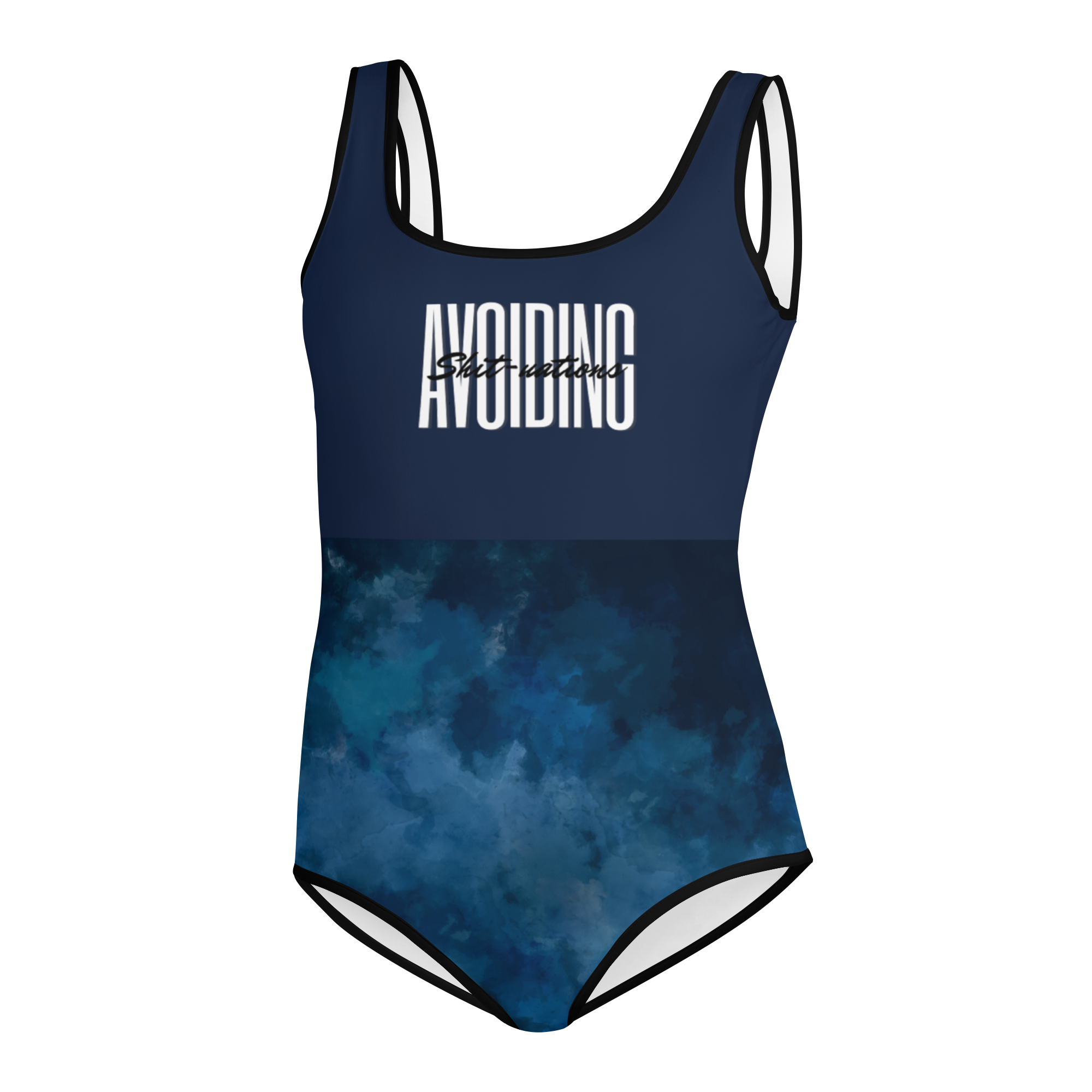 Warehouse: Avoiding Sh!tuations All-Over Print Swimsuit (Youth-Petite)