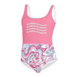 Load image into Gallery viewer, Warehouse: Avoiding Sh!tuations All-Over Print Swimsuit (Youth-Petite)
