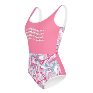 Warehouse: Avoiding Sh!tuations All-Over Print Swimsuit (Youth-Petite)