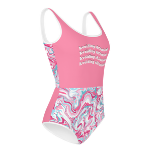 Warehouse: Avoiding Sh!tuations All-Over Print Swimsuit (Youth-Petite)