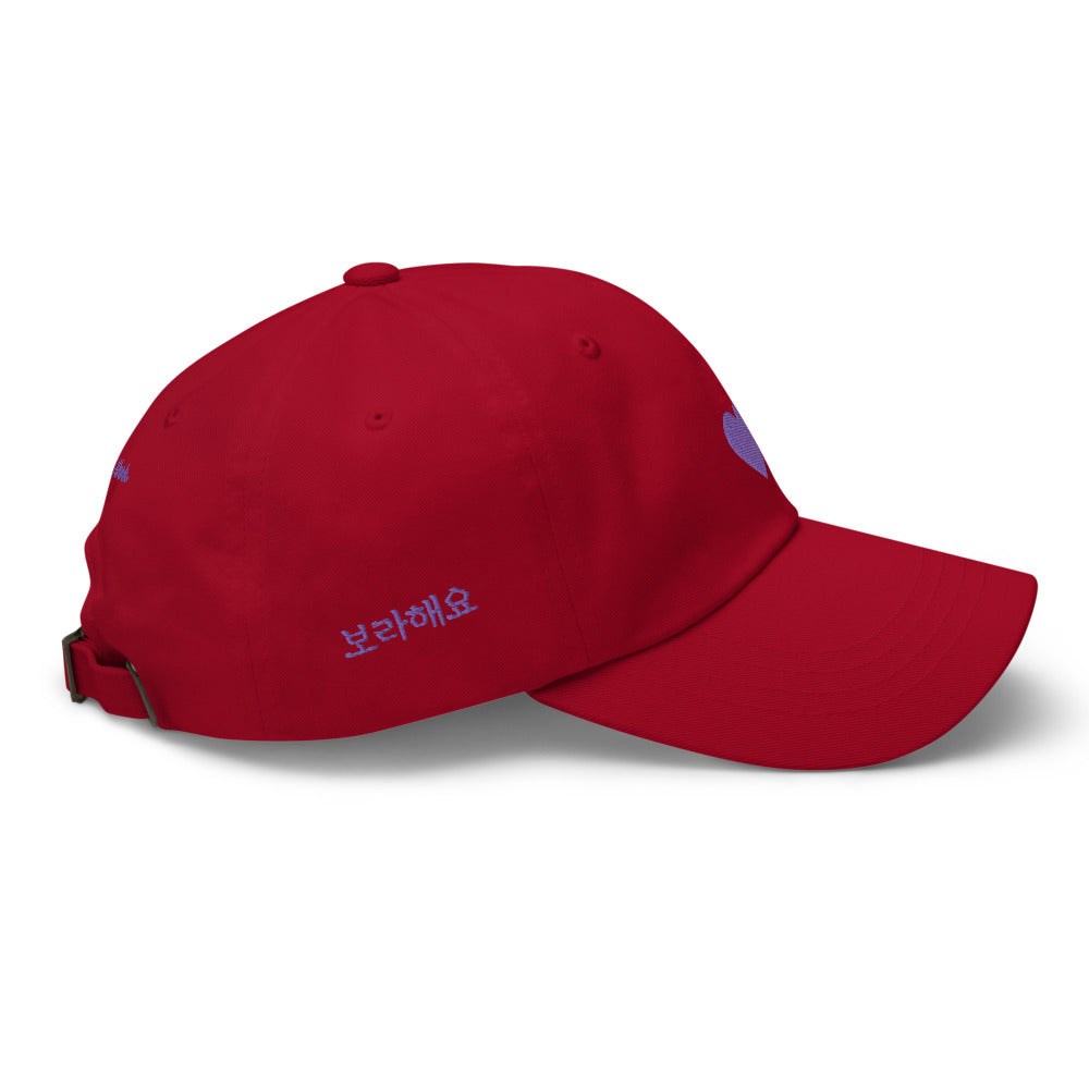 Warehouse: 보라해요 Dad hat