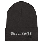 Load image into Gallery viewer, LA.W Warehouse: Skip all the BS. | Not interested. Cuffed Beanie
