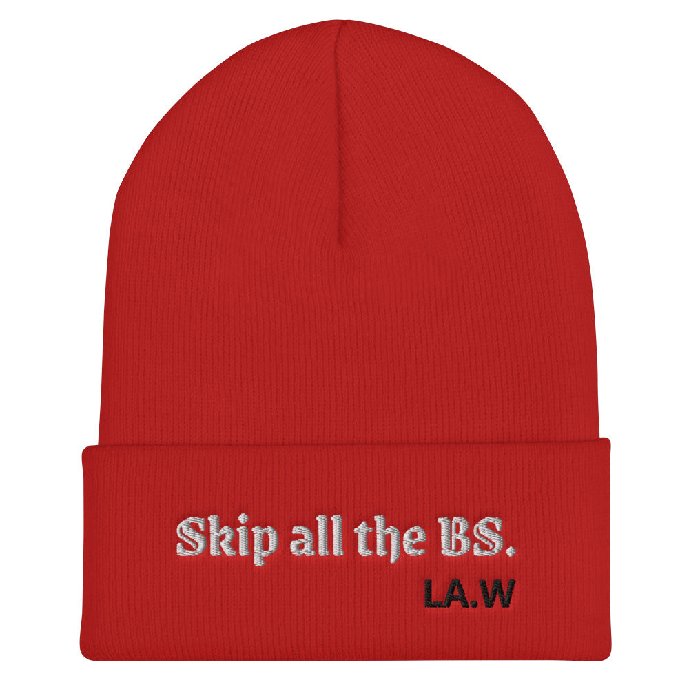 LA.W Warehouse: Skip all the BS. | Not interested. Cuffed Beanie