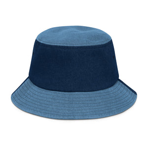 Warehouse: LAW If you never try, You'll never know Denim bucket hat