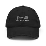 Load image into Gallery viewer, Warehouse: LAW Sana all Distressed Dad Hat
