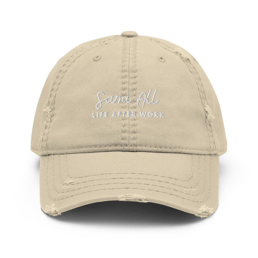 Warehouse: LAW Sana all Distressed Dad Hat