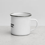 Load image into Gallery viewer, Warehouse : LAW ...Still debugging Enamel Mug &lt;/&gt;
