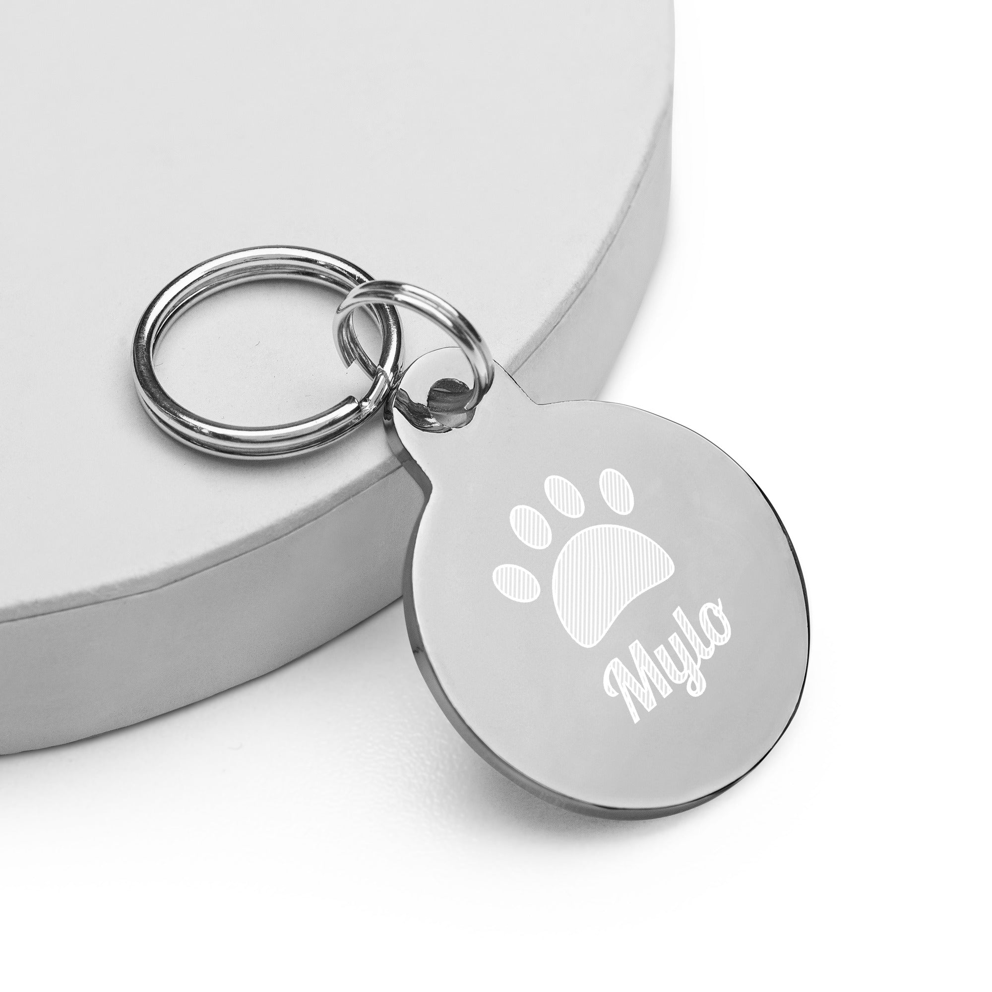 Warehouse: Personalized Engraved pet ID tag