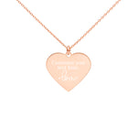 Load image into Gallery viewer, Warehouse: Customizable Engraved Heart Necklace
