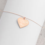 Load image into Gallery viewer, Warehouse: Customizable Engraved Heart Necklace
