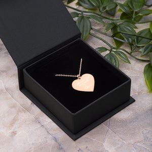 Warehouse: Customizable Engraved Heart Necklace