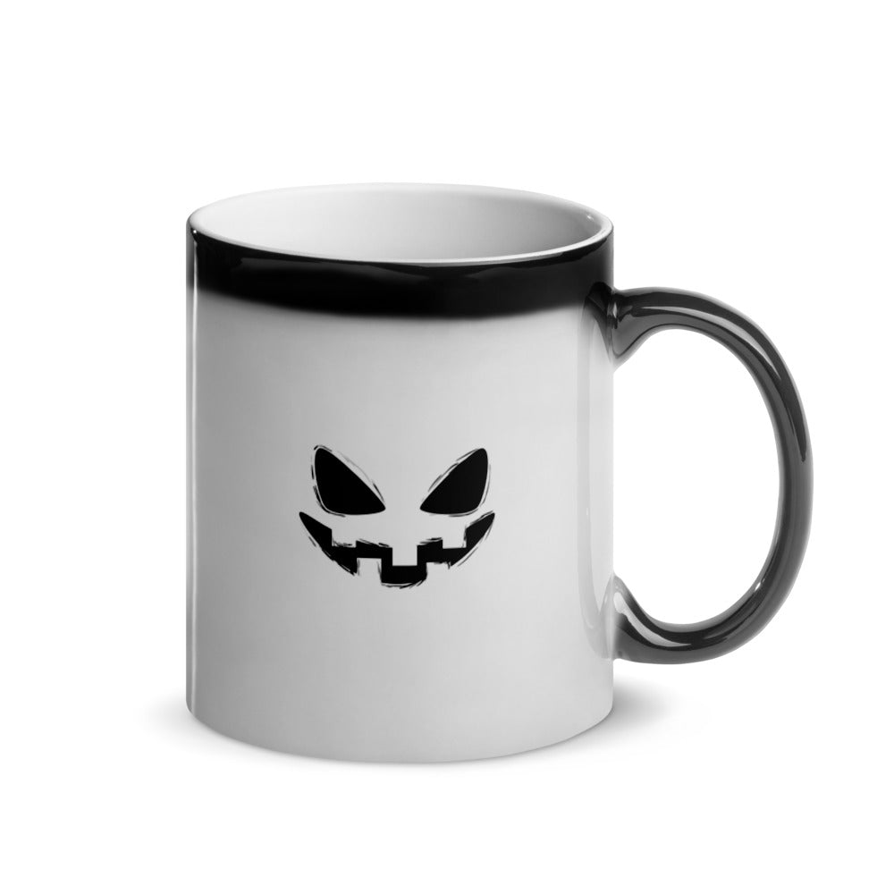 Warehouse: Evil pumpkin Glossy Magic Mug