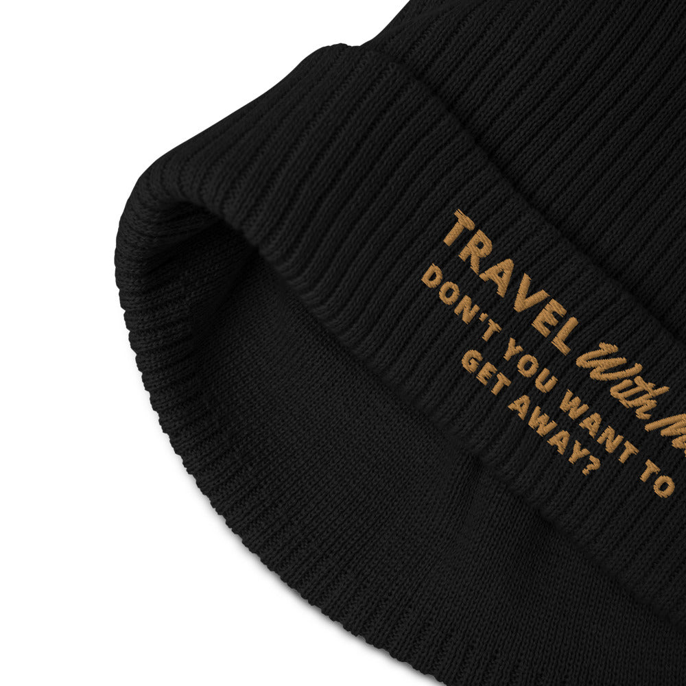 LA.W Warehouse: Travel with me. Organic ribbed beanie