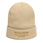 Load image into Gallery viewer, LA.W Warehouse: Travel with me. Organic ribbed beanie
