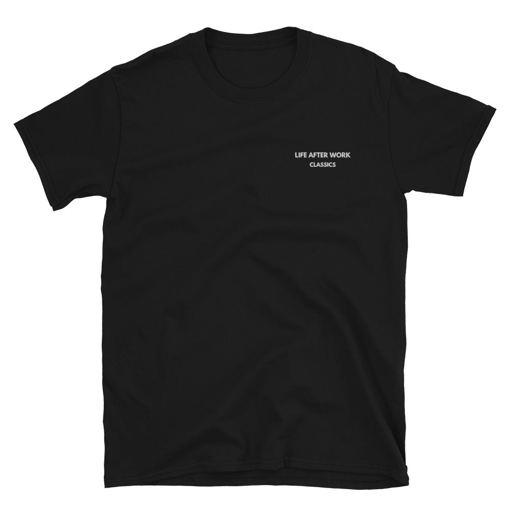 Warehouse: LAW Classics Basic Short-Sleeve Unisex T-Shirt Embroidered