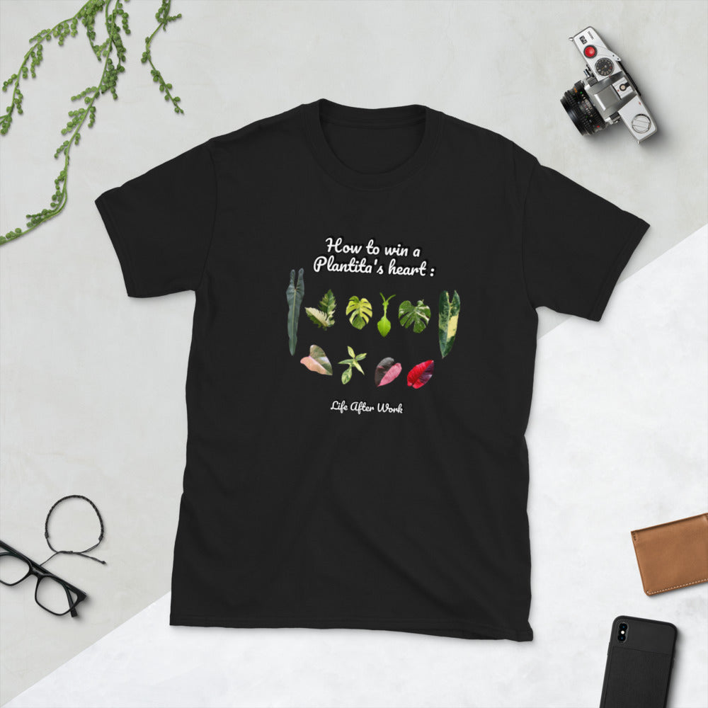 Warehouse : LAW How to win your plantita's heart Short-Sleeve Unisex T-Shirt