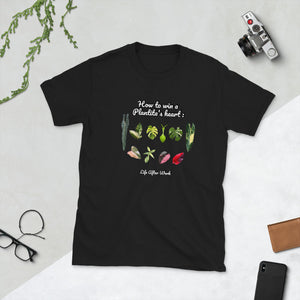 Warehouse : LAW How to win your plantita's heart Short-Sleeve Unisex T-Shirt