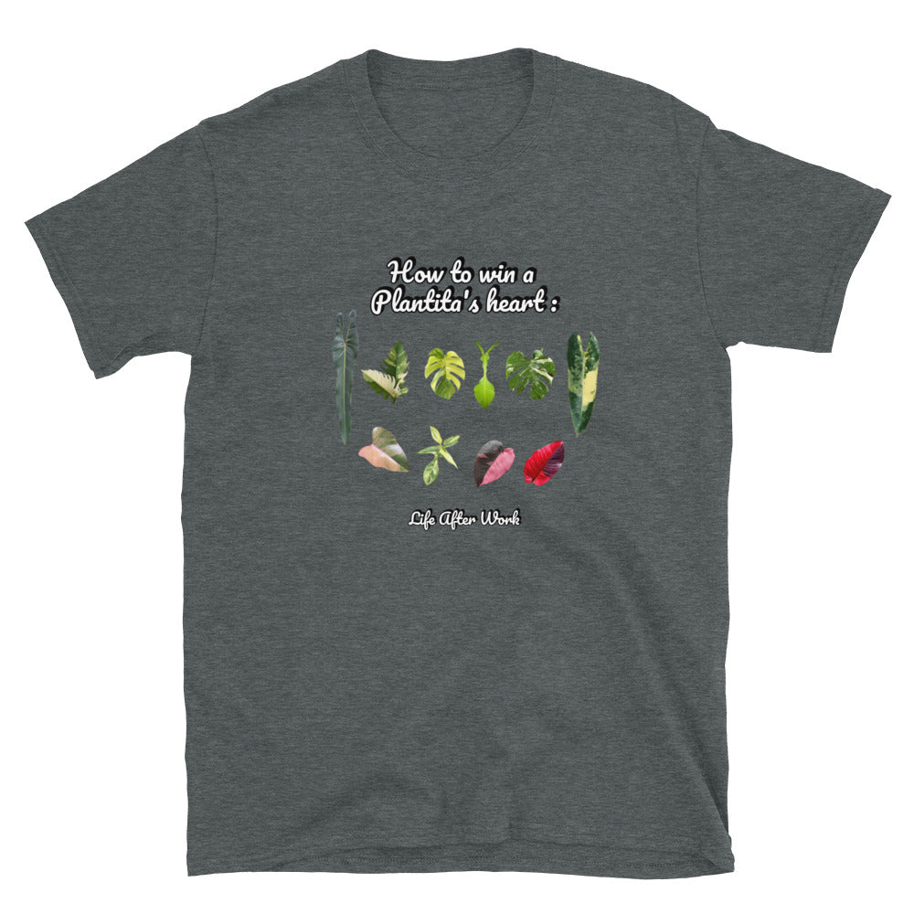 Warehouse : LAW How to win your plantita's heart Short-Sleeve Unisex T-Shirt