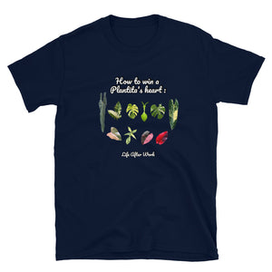 Warehouse : LAW How to win your plantita's heart Short-Sleeve Unisex T-Shirt