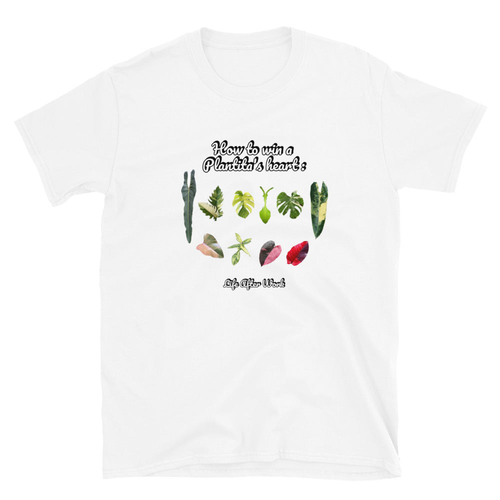 Warehouse : LAW How to win your plantita's heart Short-Sleeve Unisex T-Shirt