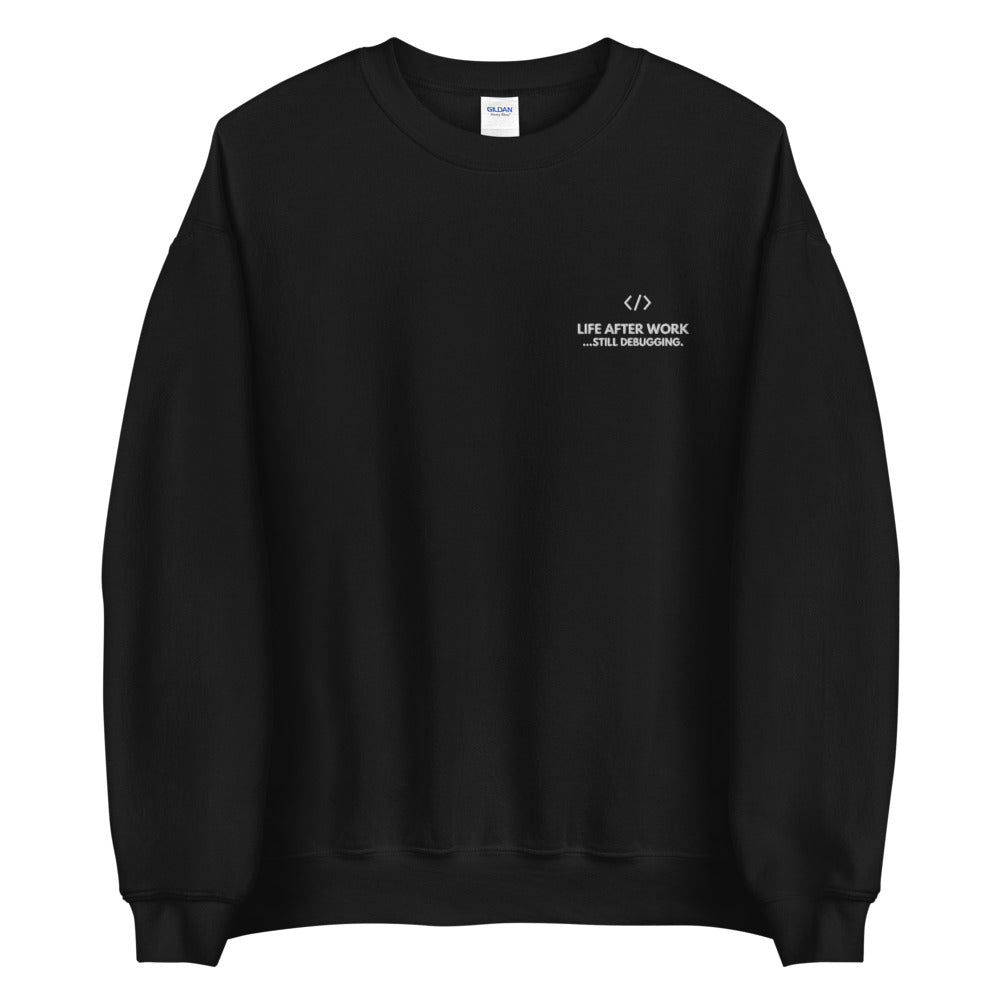 Warehouse : Still debugging </> Unisex Sweatshirt Embroidered