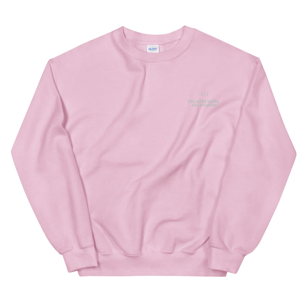 Warehouse : Still debugging </> Unisex Sweatshirt Embroidered