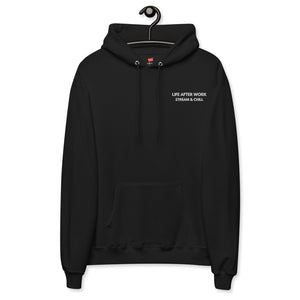 Warehouse: LAW Stream and Chill Unisex fleece hoodie Embroidered