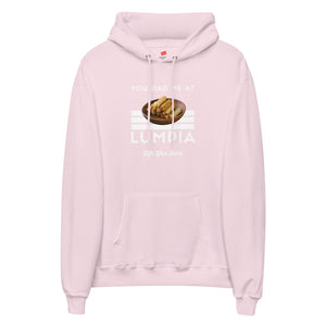 Warehouse: LAW You got me at lumpia. Unisex fleece hoodie