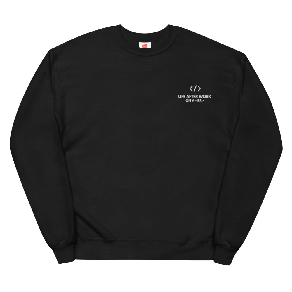 Warehouse: LAW on a Break </> Unisex fleece sweatshirt Embroidered