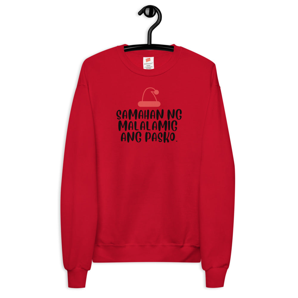 Warehouse: Samahan ng malalamig ang pasko Unisex fleece sweatshirt