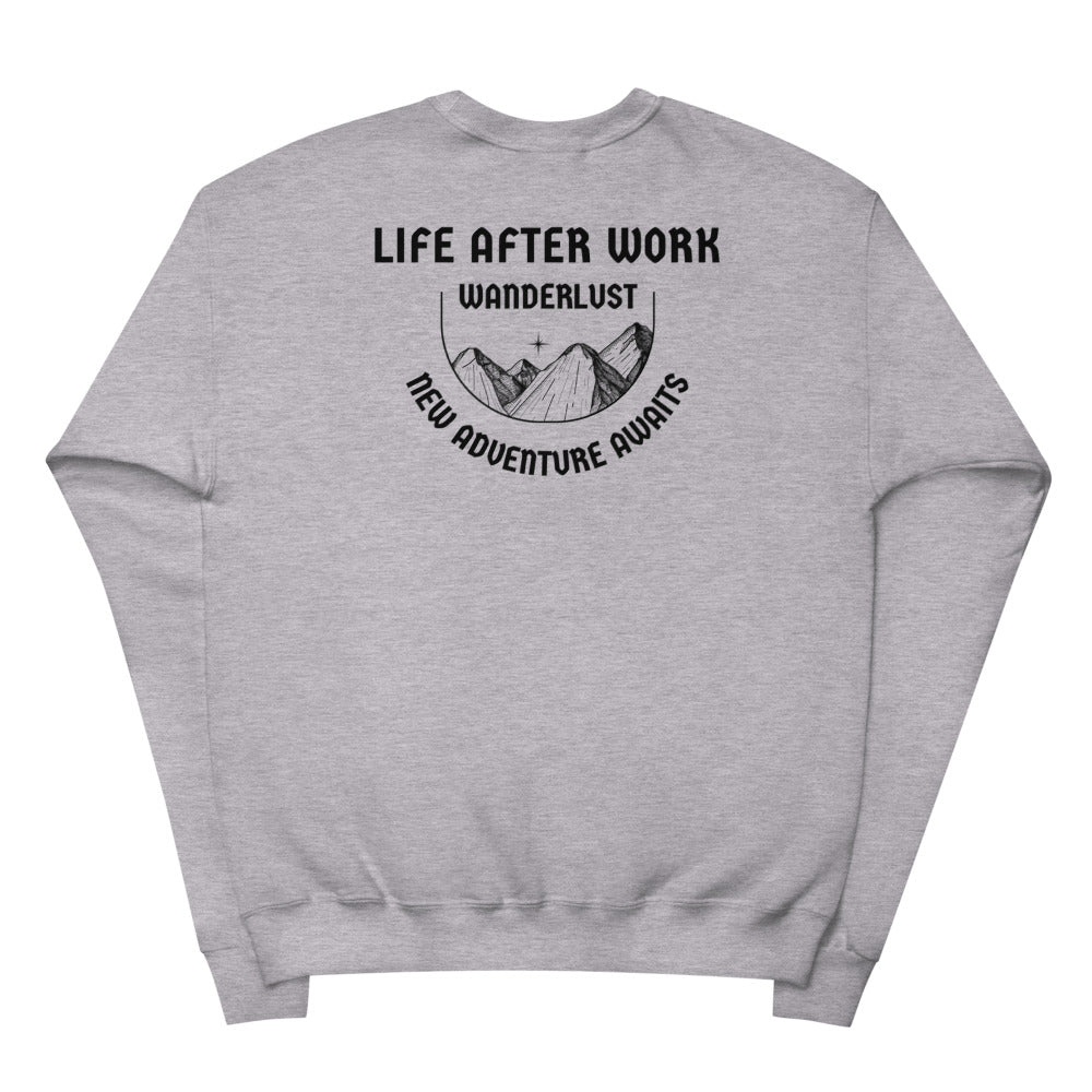 Warehouse: New adventure awaits Unisex fleece sweatshirt