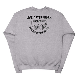 Warehouse: New adventure awaits Unisex fleece sweatshirt