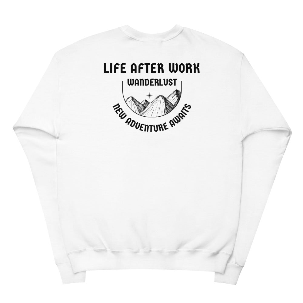 Warehouse: New adventure awaits Unisex fleece sweatshirt