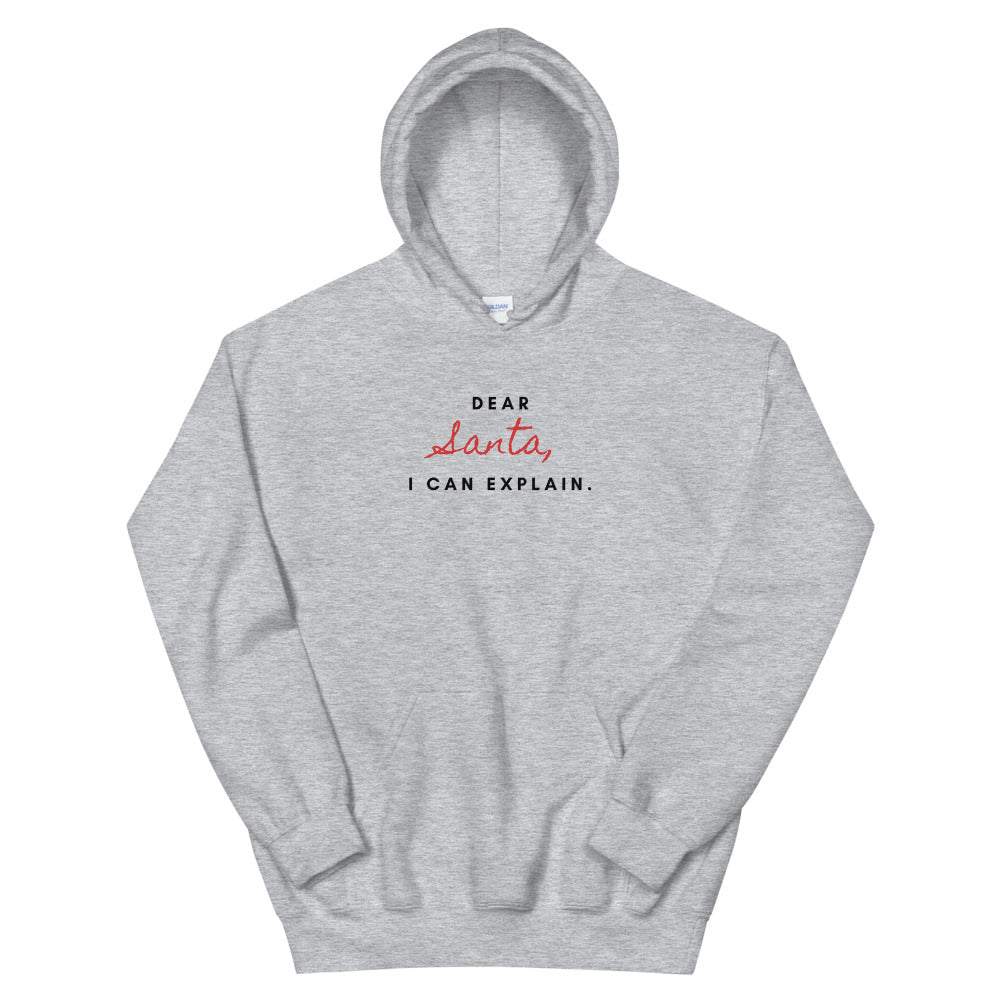 Warehouse: Dear, Santa Unisex Hoodie