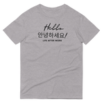 Load image into Gallery viewer, Warehouse: Hello 안녕하세요! Soft Anvril Short-Sleeve T-Shirt
