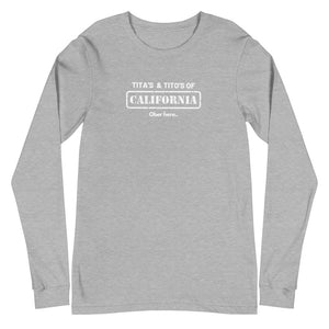 Warehouse: : LAW Tita's and Tito's of California Unisex Long Sleeve Tee