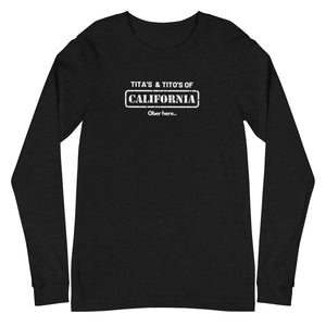 Warehouse: : LAW Tita's and Tito's of California Unisex Long Sleeve Tee