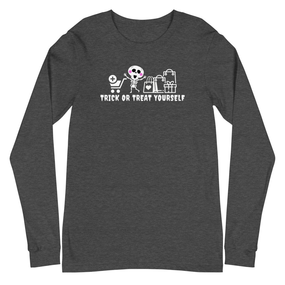 Warehouse: Trick or Treat yourself Unisex Long Sleeve Tee