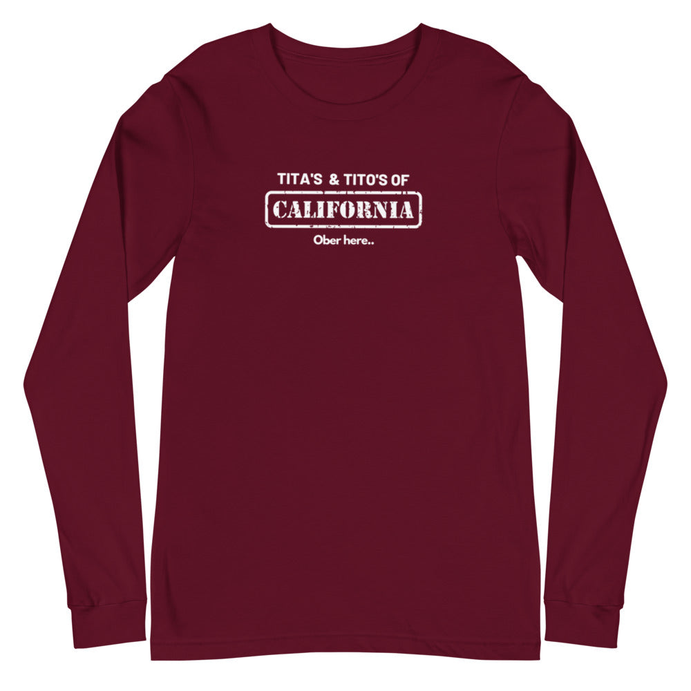 Warehouse: : LAW Tita's and Tito's of California Unisex Long Sleeve Tee