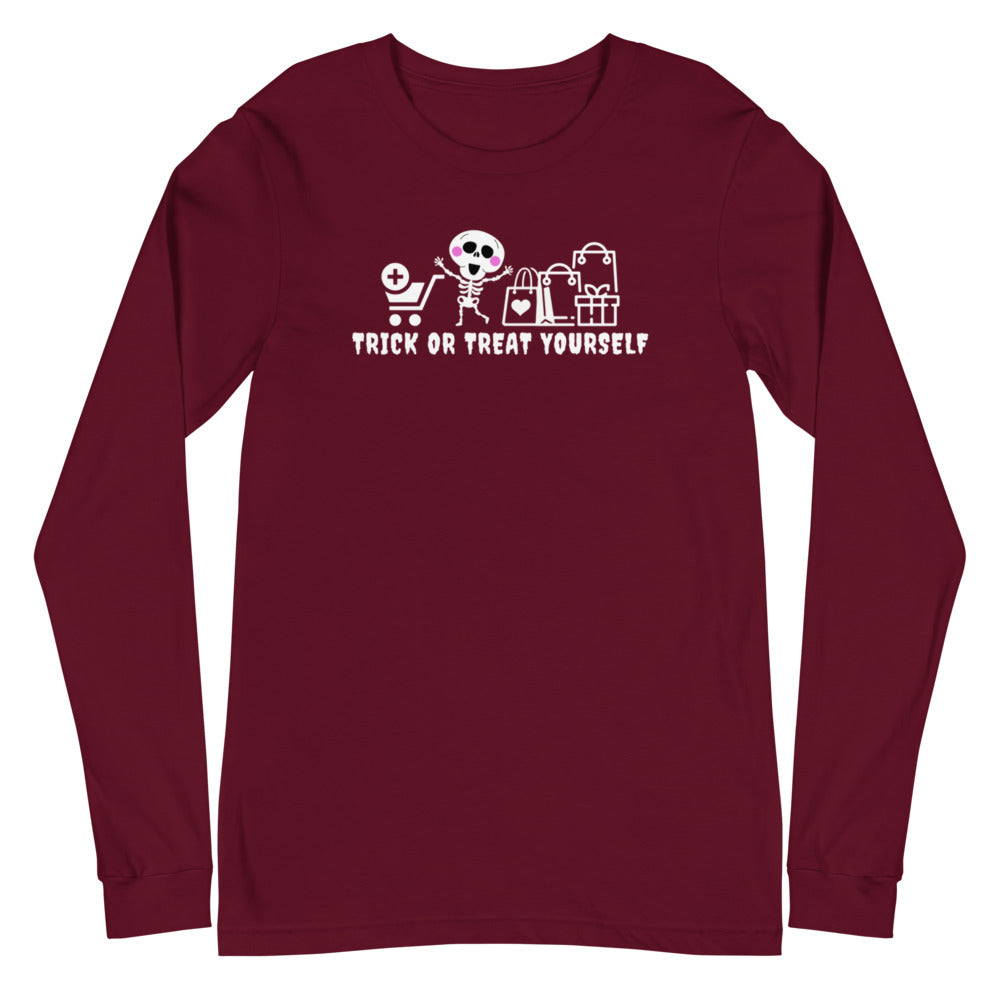 Warehouse: Trick or Treat yourself Unisex Long Sleeve Tee