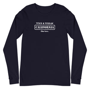 Warehouse: : LAW Tita's and Tito's of California Unisex Long Sleeve Tee