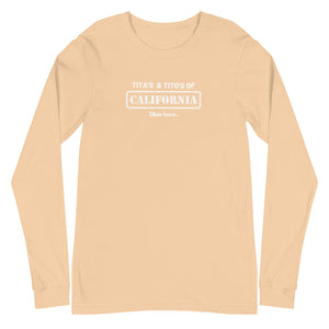 Warehouse: : LAW Tita's and Tito's of California Unisex Long Sleeve Tee