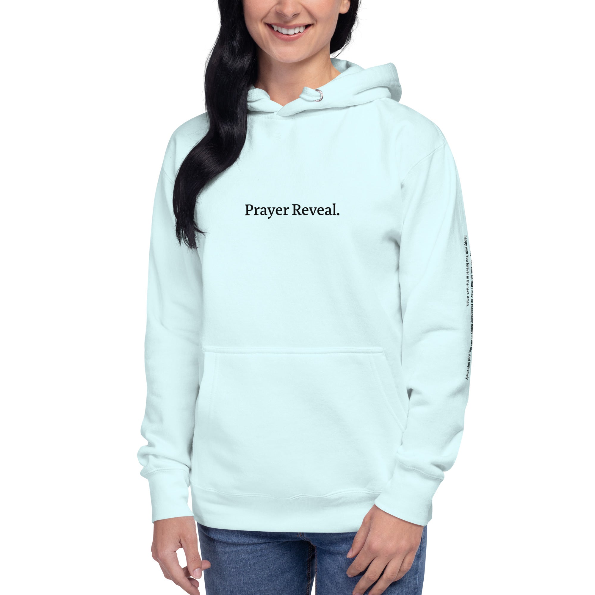 Warehouse: Prayer Reveal Personalized Unisex Hoodie